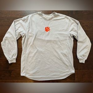 Nike Therma-Fit Player Issued #24 Clemson Tigers Football Grey Sweatshirt - XL